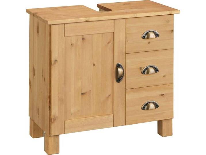 Home affaire Waschbeckenunterschrank Oslo Kiefer, 1 Tür und 3 Schubkästen, Breite 60 cm, Höhe 55 cm, beige Home affaire Waschbeckenunterschrank Oslo Kiefer, 1 Tür und 3 Schubkästen, Breite 60 cm, Höhe 55 cm, beige von Home-affaire