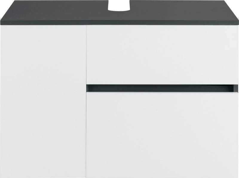 Home affaire Waschbeckenunterschrank Wisla für Wandmontage, Siphonausschnitt, Push-to-open-Funktion, Breite 80 cm Home affaire Waschbeckenunterschrank Wisla für Wandmontage, Siphonausschnitt, Push-to-open-Funktion, Breite 80 cm von Home affaire