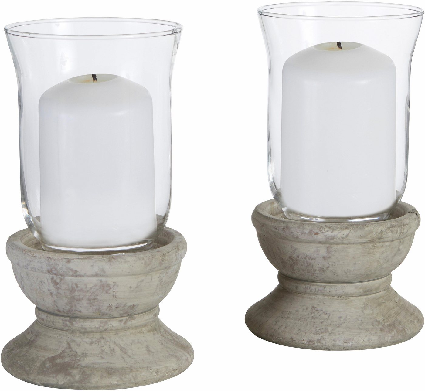 Home affaire Windlicht Antik-Windlicht (Set, 2 St) von Home affaire