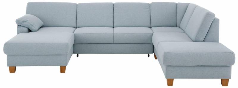 Home affaire Wohnlandschaft Belfort U-Form, mit Federkern, wahlweise mit Bettfunktion und Stauraum von Home affaire
