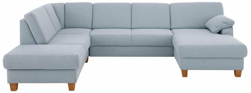Home affaire Wohnlandschaft Belfort U-Form, mit Federkern, wahlweise mit Bettfunktion und Stauraum von Home affaire