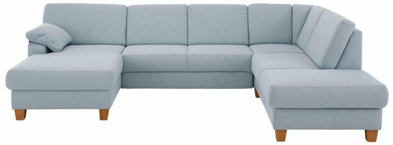 Home affaire Wohnlandschaft Belfort U-Form, mit Federkern, wahlweise mit Bettfunktion und Stauraum von Home affaire