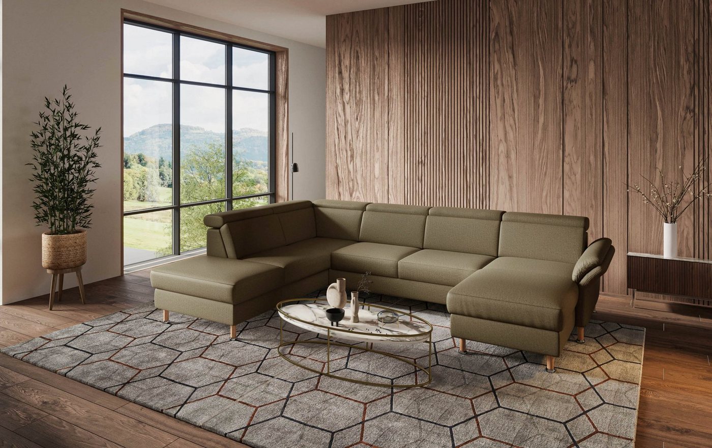 Home affaire Wohnlandschaft Calypso U-Form, wahlweise mit motorischer Relaxfunktion Home affaire Wohnlandschaft Calypso U-Form, wahlweise mit motorischer Relaxfunktion von Home affaire