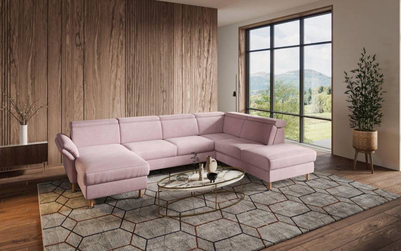 Home affaire Wohnlandschaft Calypso U-Form, wahlweise mit motorischer Relaxfunktion von Home affaire