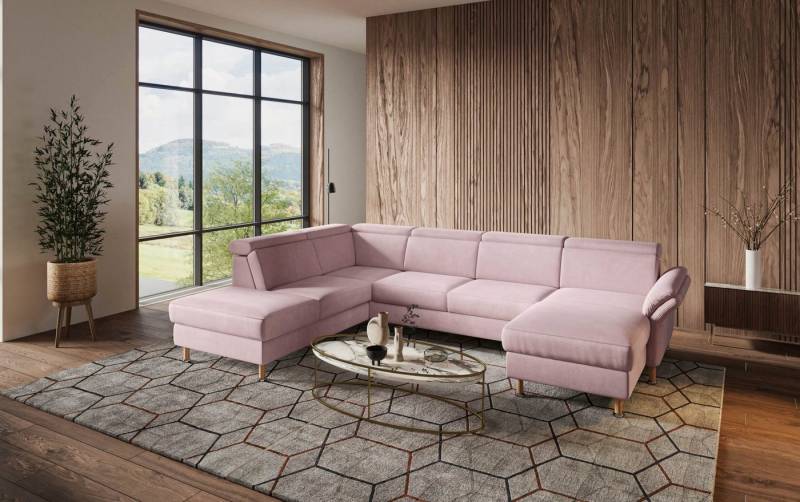 Home affaire Wohnlandschaft Calypso U-Form, wahlweise mit motorischer Relaxfunktion von Home affaire