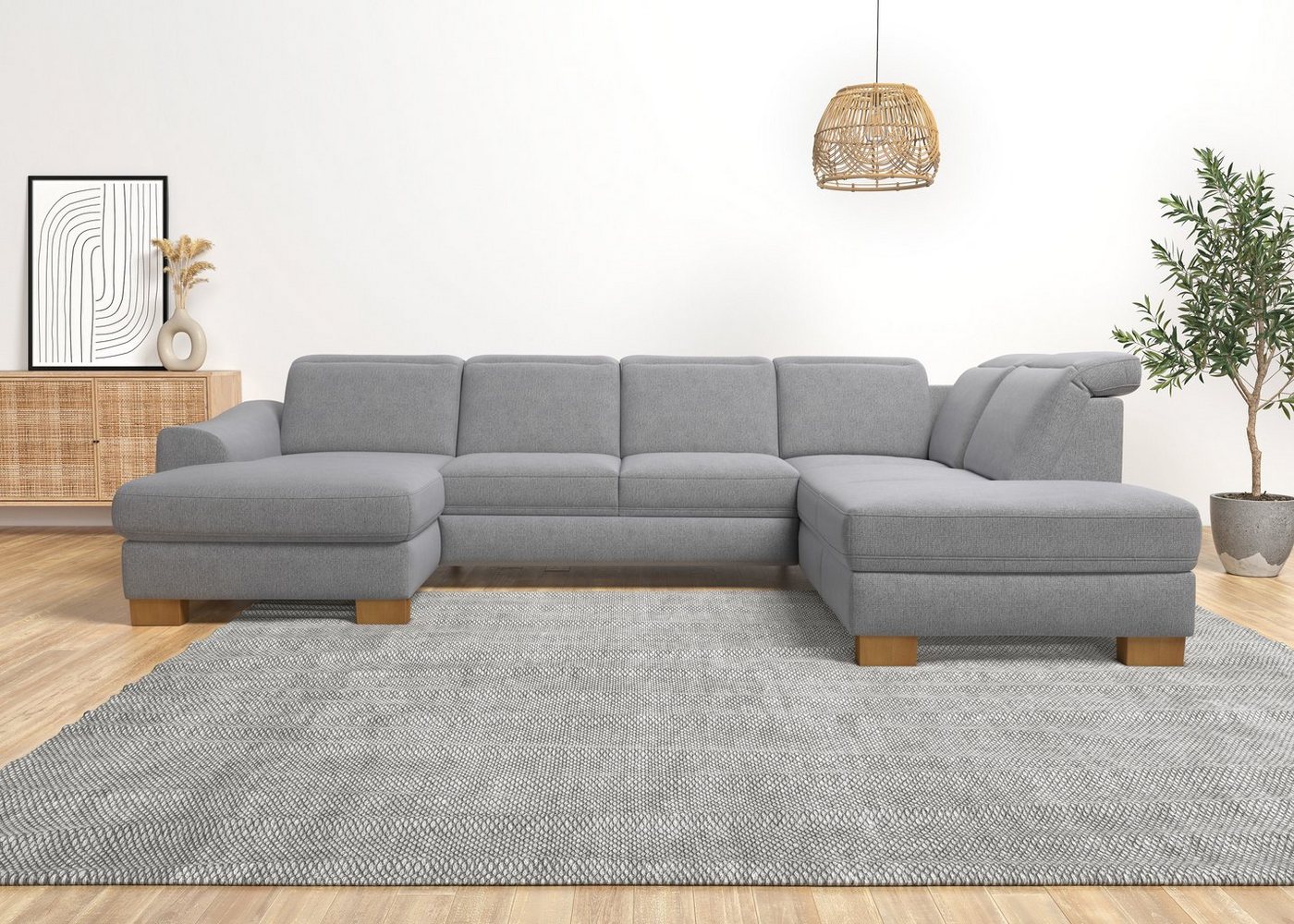 Home affaire Wohnlandschaft Dundee U-Form, wahlweise mit Kopfteilverstellung und zusätzlich mit Bettfunktion Home affaire Wohnlandschaft Dundee U-Form, wahlweise mit Kopfteilverstellung und zusätzlich mit Bettfunktion von Home affaire