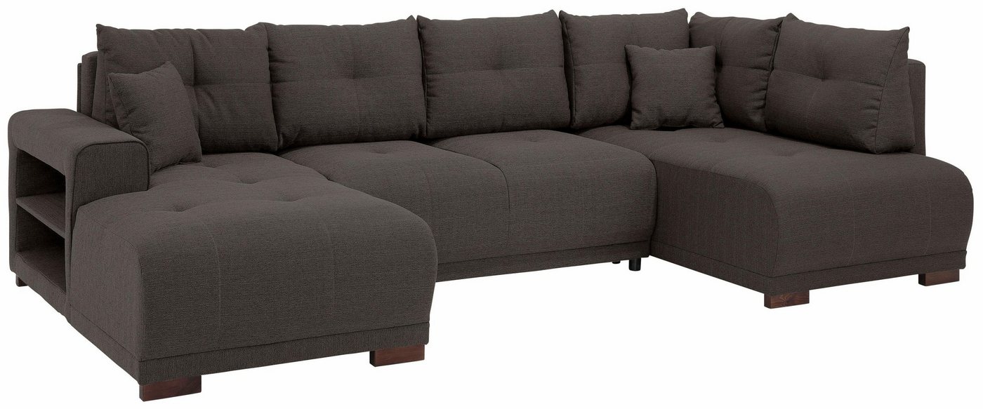 Home affaire Wohnlandschaft Viborg U-Form, mit Regal in der Armlehne, wahlweise mit Bettfunktion Home affaire Wohnlandschaft Viborg U-Form, mit Regal in der Armlehne, wahlweise mit Bettfunktion von Home affaire