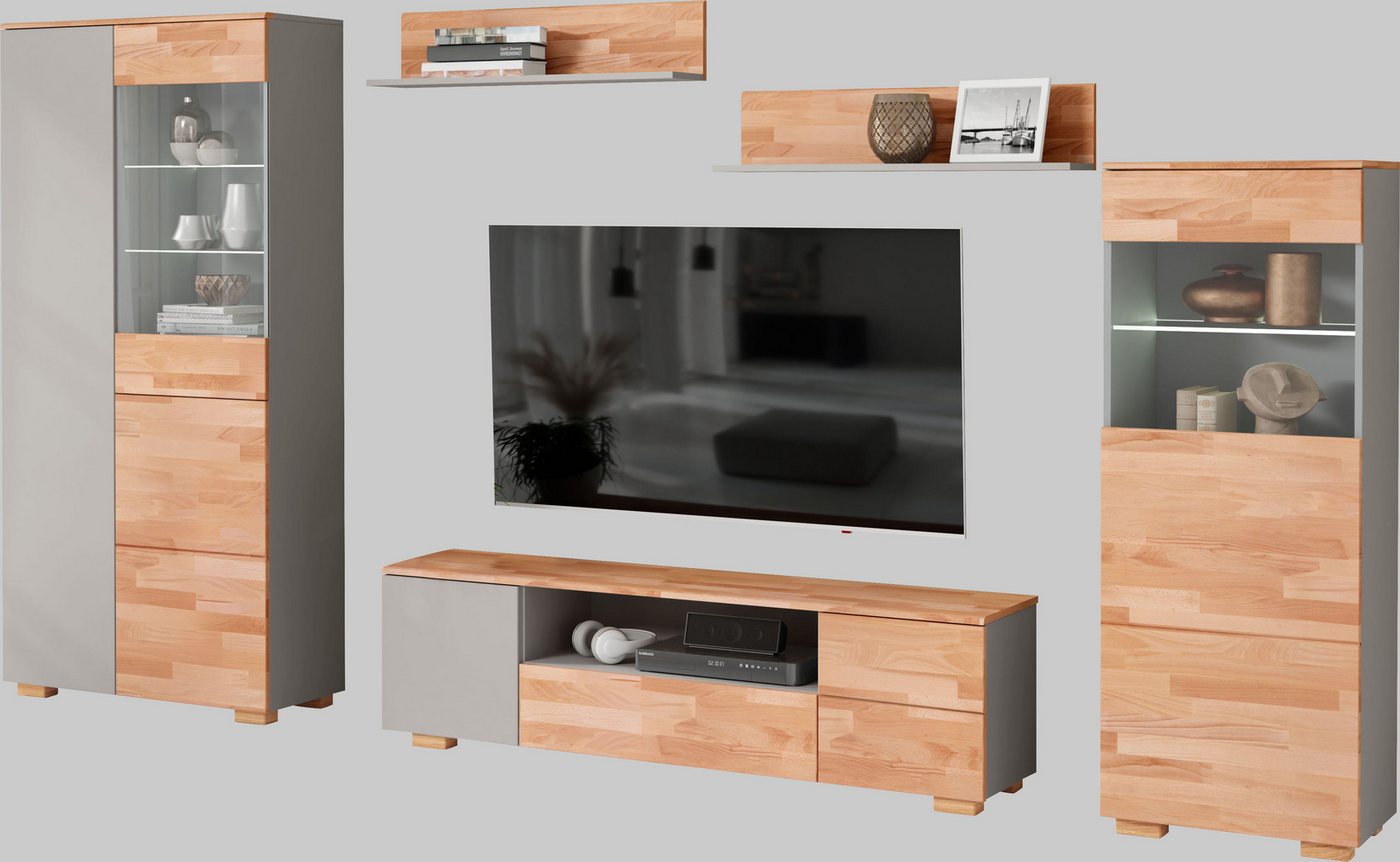 Home affaire Wohnwand, (5-St), schöne moderne Optik von Home affaire