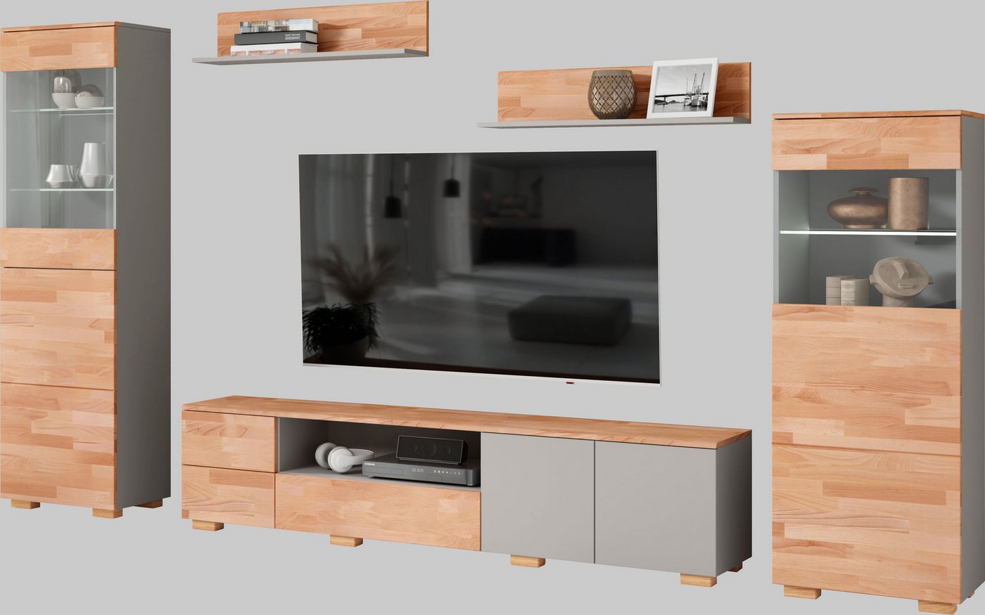 Home affaire Wohnwand, (5-St), schöne moderne Optik von Home affaire