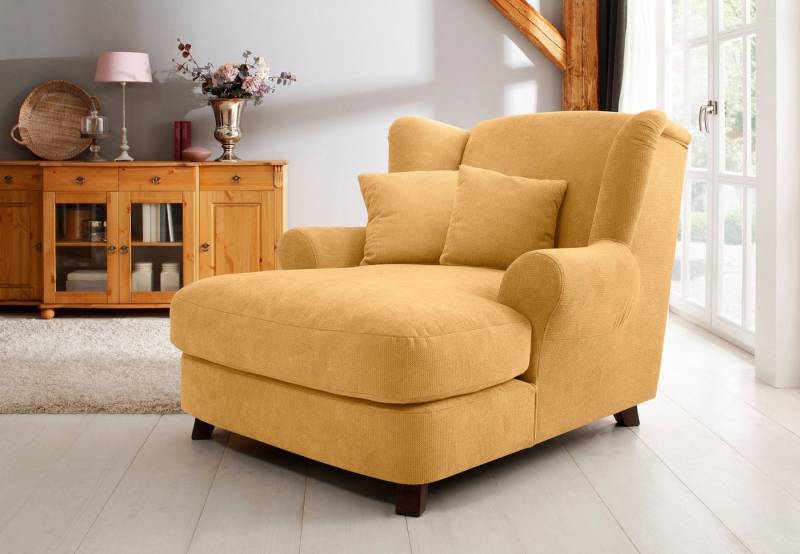 Home affaire XXL-Sessel Oase, Mega-Sessel XXL, Ohrensessel incl. Zierkissen, Love-Seat von Home affaire