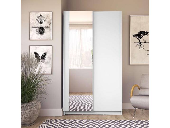 Kleiderschrank HOME AFFAIRE Hildreth Wäscheschrank Schwebetüren günstige Versandkosten , weiß, B:100cm H:182cm T:54,6cm, FSC-zertifizierter Holzwerkstoff, Schränke, mit Spiegel, FSC-zertifizierter Holzwerkstoff, in 3 Breiten Kleiderschrank HOME AFFAIRE Hildreth Wäscheschrank Schwebetüren günstige Versandkosten , weiß, B:100cm H:182cm T:54,6cm, FSC-zertifizierter Holzwerkstoff, Schränke, mit Spiegel, FSC-zertifizierter Holzwerkstoff, in 3 Breiten von Home-affaire