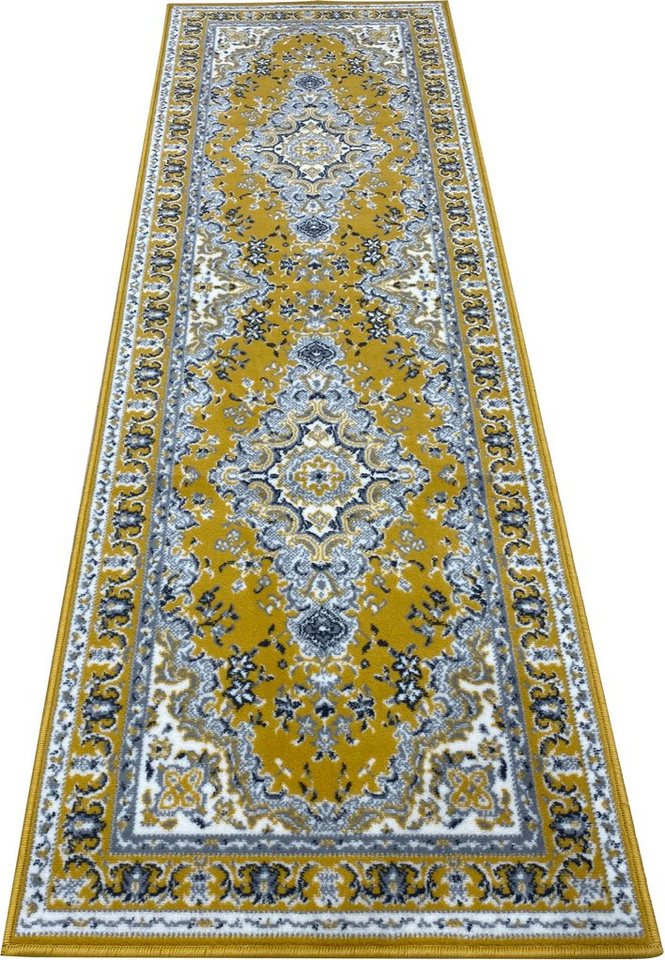 Läufer Oriental, Home affaire, rechteckig, Höhe: 7 mm, Läufer, Brücke, Kurzflor, Orient-Optik, mit Bordüre, gewebt von Home affaire