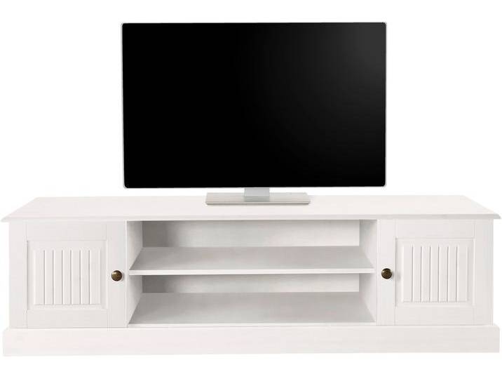 Lowboard HOME AFFAIRE Liotta , weiß, B:160cm H:45cm T:40cm, FSC-zertifiziertes Massivholz, Sideboards Lowboard HOME AFFAIRE Liotta , weiß, B:160cm H:45cm T:40cm, FSC-zertifiziertes Massivholz, Sideboards von Home-affaire