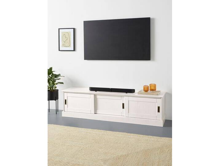 Lowboard HOME AFFAIRE Schröder , weiß, B:170cm H:45cm T:40cm, FSC-zertifiziertes Massivholz, Sideboards, Kommode mit 3 Schiebetüren, aus massivem Kiefernholz Lowboard HOME AFFAIRE Schröder , weiß, B:170cm H:45cm T:40cm, FSC-zertifiziertes Massivholz, Sideboards, Kommode mit 3 Schiebetüren, aus massivem Kiefernholz von Home-affaire