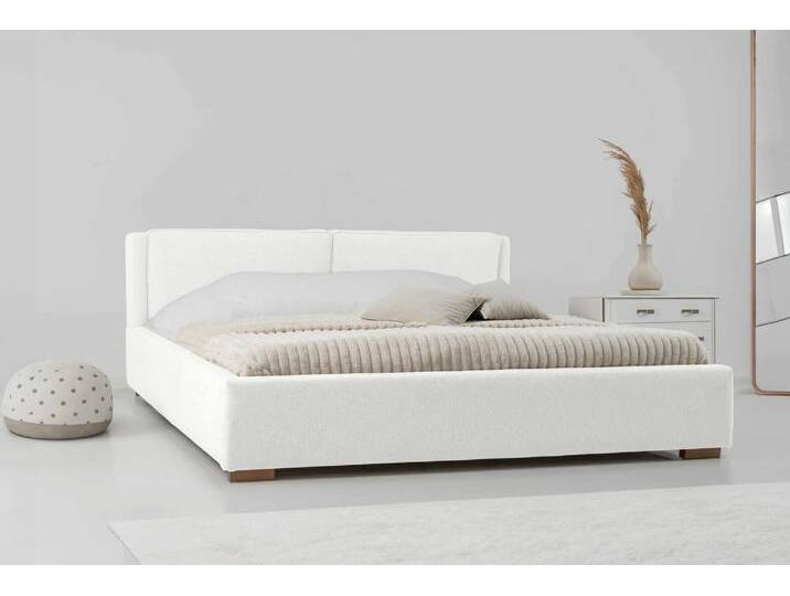 Polsterbett HOME AFFAIRE Annera , beige (sand), B:159cm H:80cm L:229cm, 100% PES, Betten, Inkl. Lattenrost, Liegefläche 140 oder 180 cm wählbar von Home-affaire