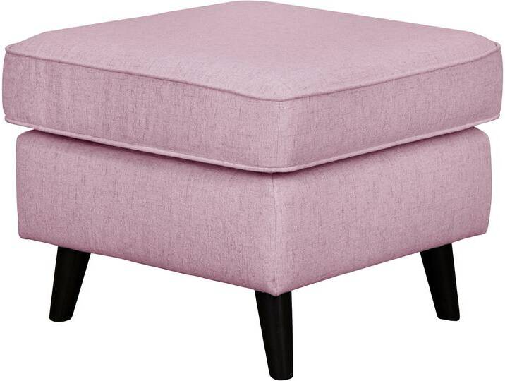 Polsterhocker HOME AFFAIRE Polsterhocker CHISTELLE, auch in Bouclé , rosa, B:57cm H:46cm T:57cm, 100% Polyester, Hocker, mit Wellenunterfederung, Maße: B/TH: 57/57/46 cm von Home-affaire