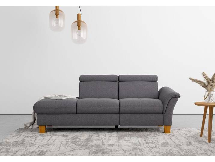 Recamiere HOME AFFAIRE Lindgren , braun (espresso), B:206cm H:84cm T:93cm, 100% Polyester, Sofas, wahlweise motorische TV-Funktion, Bettkasten und Kopfteilverstellung von Home-affaire