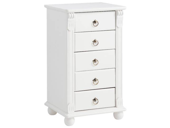 Schubkastenkommode HOME AFFAIRE Tessin , weiß, B:44cm H:75cm T:38cm, Sideboards, Schminkkommode mit Spiegel, aus massiver Kiefer, FSC-zertifiziert von Home-affaire