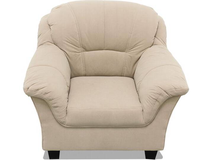 Sessel HOME AFFAIRE Budapest , beige (natur), B:98cm H:84cm T:80cm, angenehm weiche Wildlederoptik Melrose aus 100% Polyester, schön changierende Chenille aus 44% Polyacryl, 37% Polyester und 19% Baumwolle, strapazierfähiges Microfaser aus 100% Polyester, Sessel, Polstersessel von Home-affaire