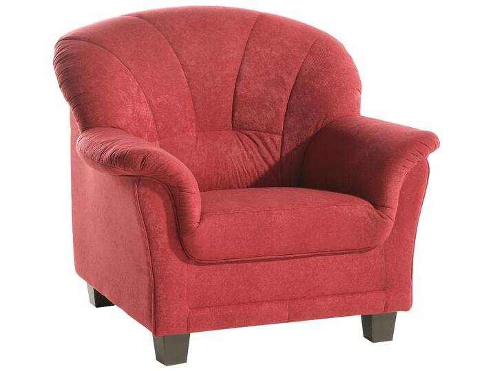 Sessel HOME AFFAIRE Camelita auch in Leder , rot (bordeaux), B:93cm H:86cm T:81cm, MELROSE/Struktur (100% Polyester), Echtleder mit Kunstleder im Rücken, Microfaser PRIMABELLE (100% Polyester), MELROSE (100% Polyester), Sessel, Polstersessel, 4 Bezugsstoffe zur Auswahl von Home-affaire