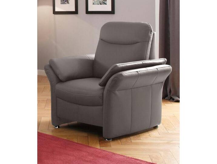 Sessel HOME AFFAIRE Tahoma , braun (schlamm), B:99cm H:103cm T:89cm, Luxus-Microfaser ALTARA NUBUCK (100% Polyester), Struktur weich (92% Polyester, 8% Nylon), NaturLEDER (echtes Rindsleder)/Kunstleder, Sessel, Polstersessel, Federkern-Polsterung, in 3 Bezugsqualitäten von Home-affaire