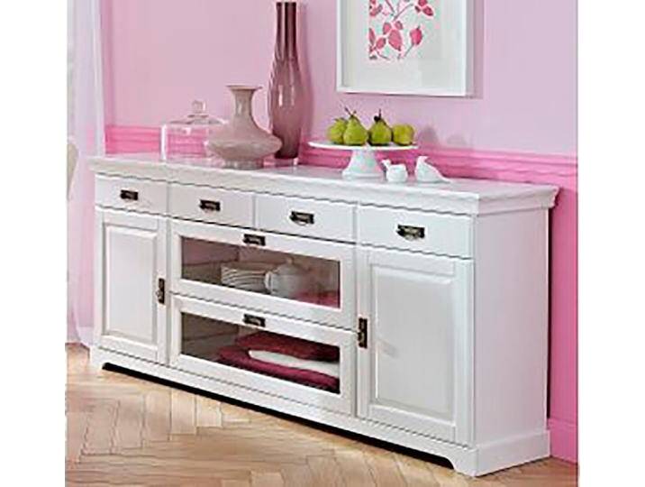 Sideboard HOME AFFAIRE Rügen , weiß, B:180cm H:85cm T:40cm, Sideboards, Kommode aus massiver Kiefer, FSC, Breite 145 oder 180 cm von Home-affaire