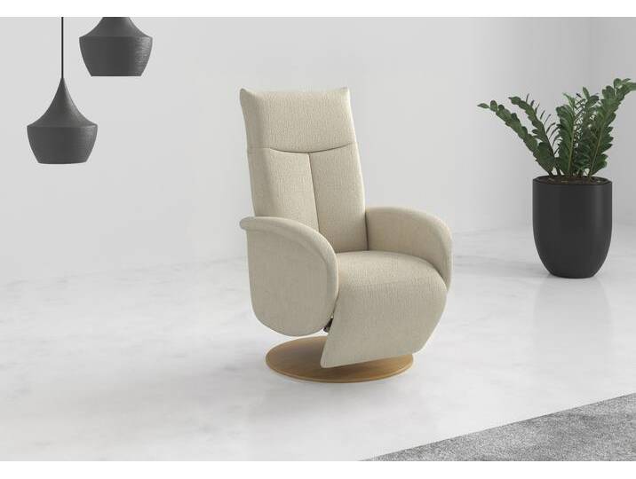 TV-Sessel HOME AFFAIRE Glendale , sand, B:75cm H:112cm T:82cm, 100% Polyester, Sessel, wahlweise mit Aufstehhilfe, 2 Motoren und Akku von Home-affaire