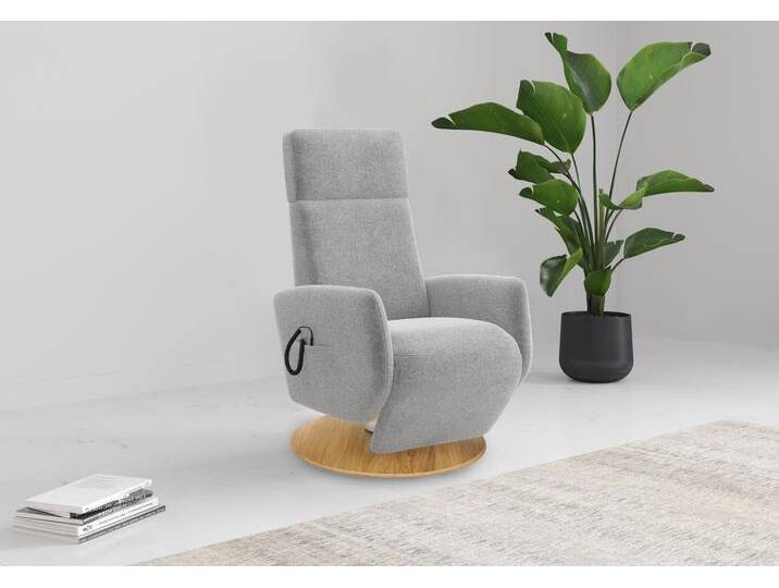 TV-Sessel HOME AFFAIRE Rochelle , grau (hellgrau), B:71cm H:110cm T:82cm, 100% Polyester, Sessel, TV-Sessel mit Drehfunktion 360 Grad von Home-affaire