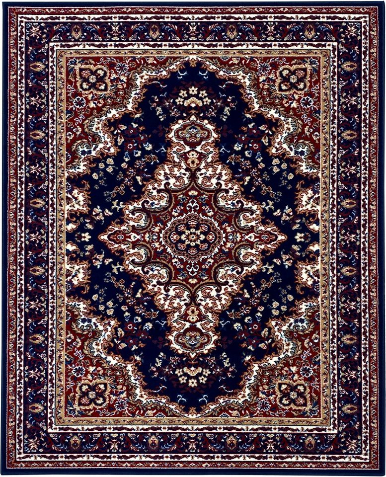 Teppich Oriental, Home affaire, rechteckig, Höhe: 7 mm, Orient-Optik, mit Bordüre, Teppich, Kurzflor, Weich, Pflegeleicht von Home affaire