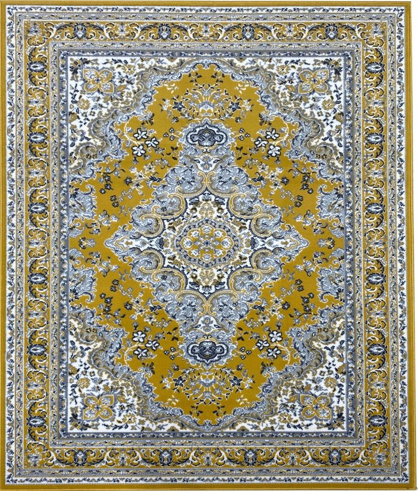 Teppich Oriental, Home affaire, rechteckig, Höhe: 7 mm, Orient-Optik, mit Bordüre, Teppich, Kurzflor, Weich, Pflegeleicht von Home affaire