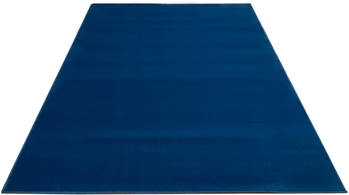 Teppich Oriental Uni, Home affaire, rechteckig, Höhe: 7 mm, Kurzflor-Teppich, weich, pflegeleicht, einfarbig von Home affaire