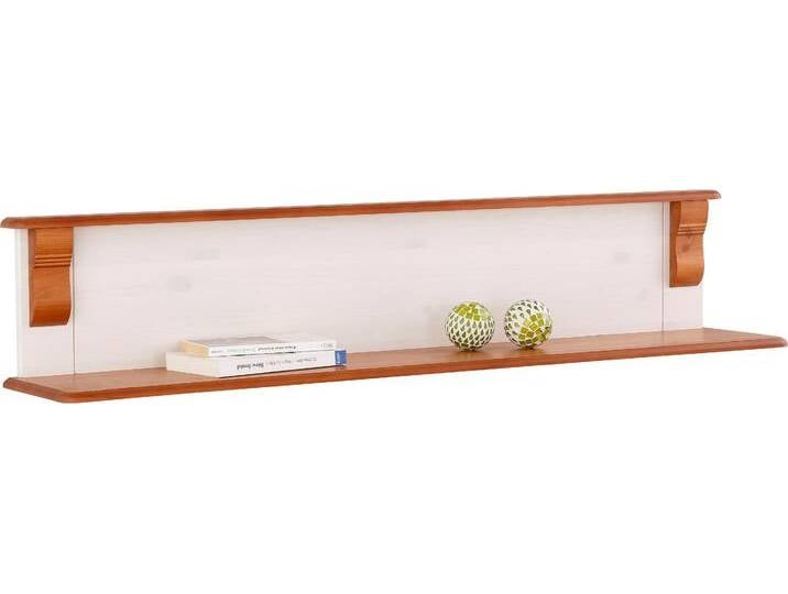 Wandregal HOME AFFAIRE Adele , weiß (weiß, kirsch), Regale, Breite 120 cm, aus massiver Kiefer, FSC von Home-affaire