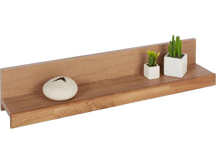 Wandregal HOME AFFAIRE Silkeborg , braun (eiche teilmassiv), B:90cm H:16cm T:17cm, Holz teilmassiv, Regale, 2er-Set von Home-affaire
