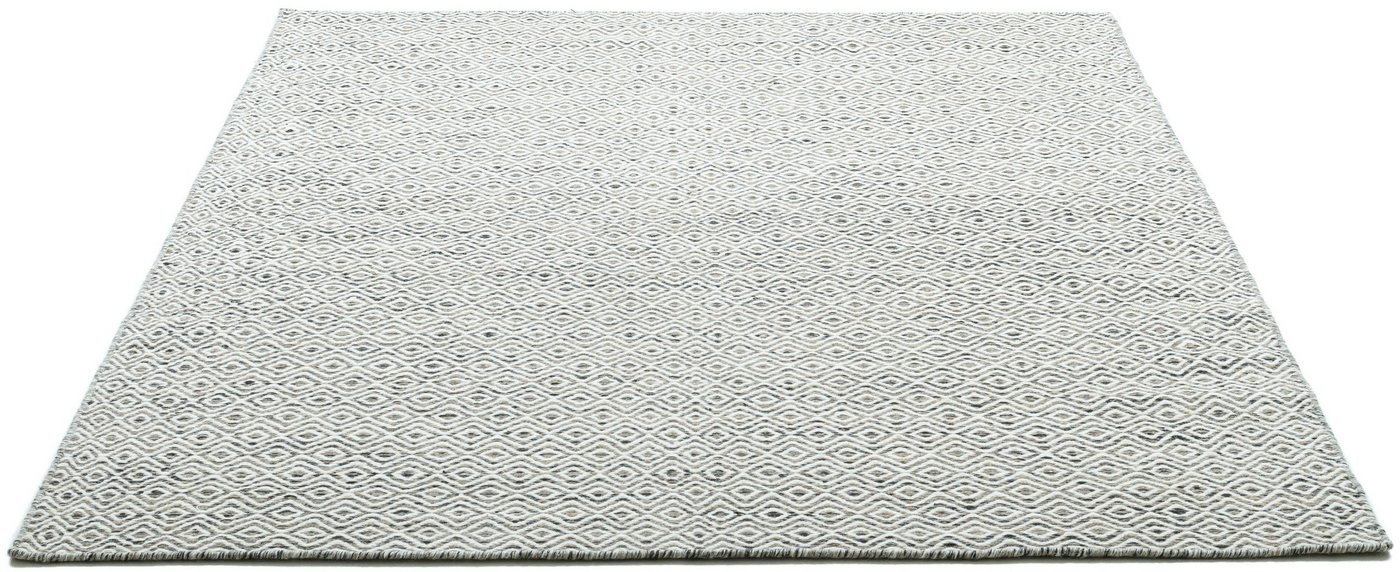my home Wollteppich Daoulas, rechteckig, Höhe: 10 mm, Handweb Teppich, reine Wolle, modernes Rauten Muster, Scandi Design my home Wollteppich Daoulas, rechteckig, Höhe: 10 mm, Handweb Teppich, reine Wolle, modernes Rauten Muster, Scandi Design von my home