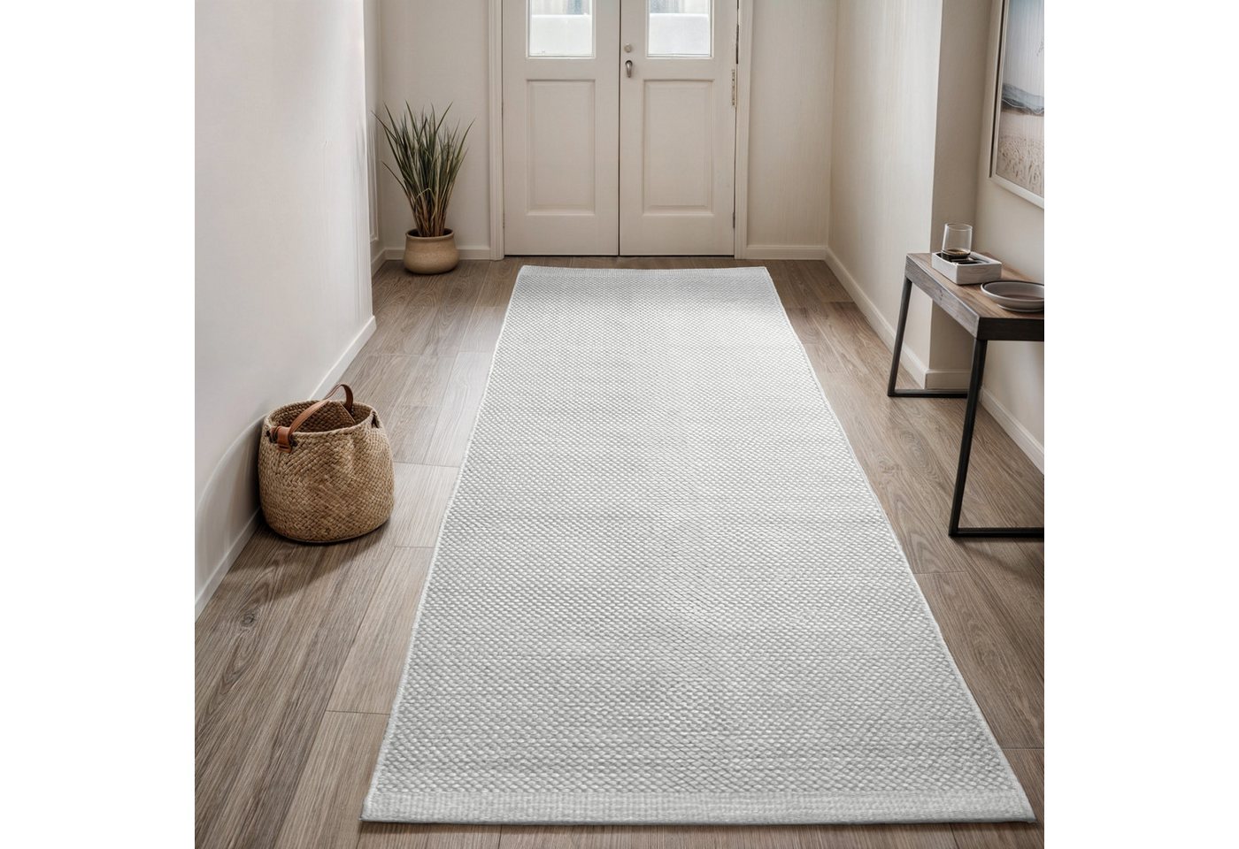 OTTO home Wollteppich Wolltraum Pur, rechteckig, Höhe: 10 mm, Wendeteppich, handgewebt, Uni Farben, reine Wolle, Wohnzimmer OTTO home Wollteppich Wolltraum Pur, rechteckig, Höhe: 10 mm, Wendeteppich, handgewebt, Uni Farben, reine Wolle, Wohnzimmer von OTTO home