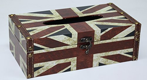 HE42 Taschentuchbox für Heimbüro-Dekoration (Union Jack) von Home-ever