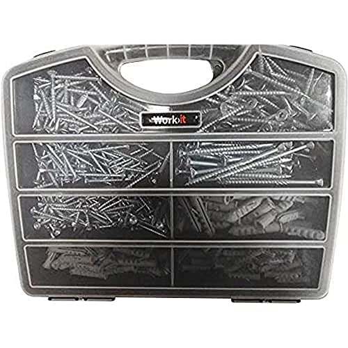 Home>it Dübel und Schrauben im Sortimentskasten mit 390 Stück Home>it Dübel und Schrauben im Sortimentskasten mit 390 Stück von Home>it