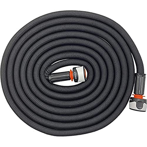 HOME It® Gartenschlauch Flexibel 30m | Dehnbarer Flexschlauch mit TPR-Kupplungen | Garten Wasserschlauch mit Hochwertigem Latex im Innenmaterial | Max. 8 Bar Arbeitsdruck von Home>it