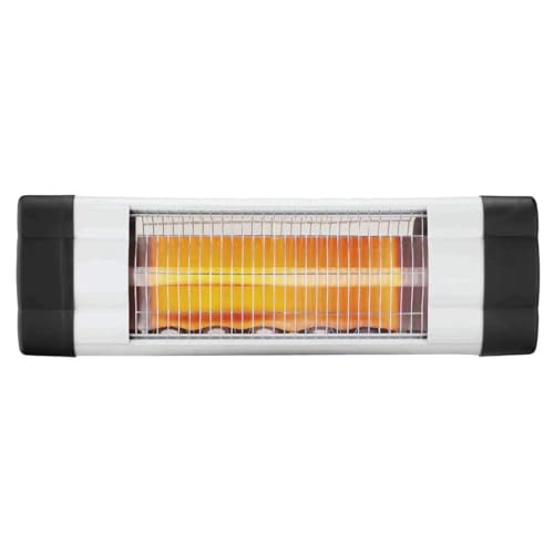 Millarco 58638 Terrassenheizer für Wandmontage Balkon Wintergarten Heizung Wand Elektro-Infrarot-Heizstrahler Terrassenstrahler Wärmestrahler elektrisch Heizpilz Terrassenheizer Infrarotstrahler Quarz von Home>it