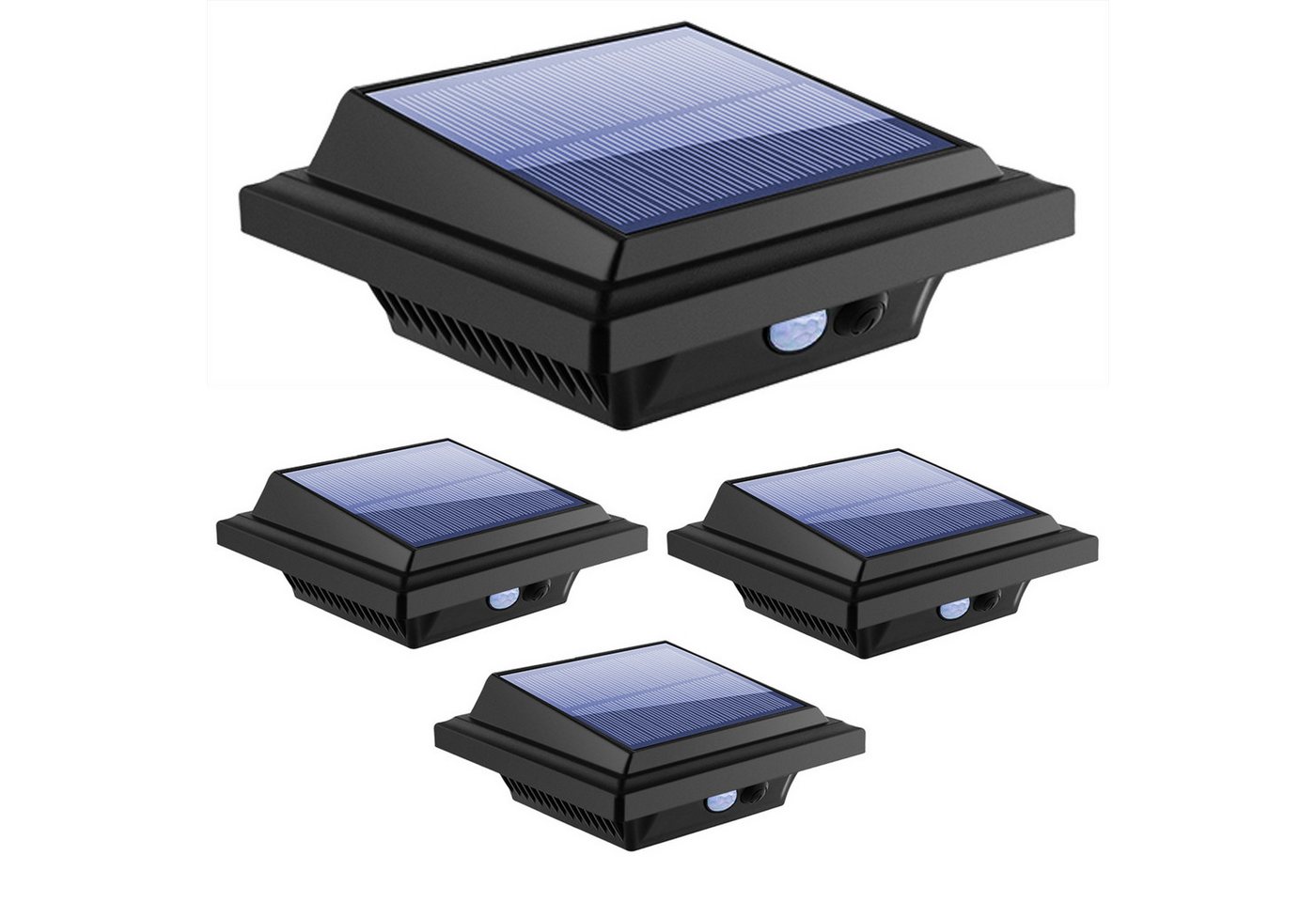 Home safety LED Dachrinnenleuchte 4Stk.25LED Solarlampen mit Bewegungsmelder von Home safety