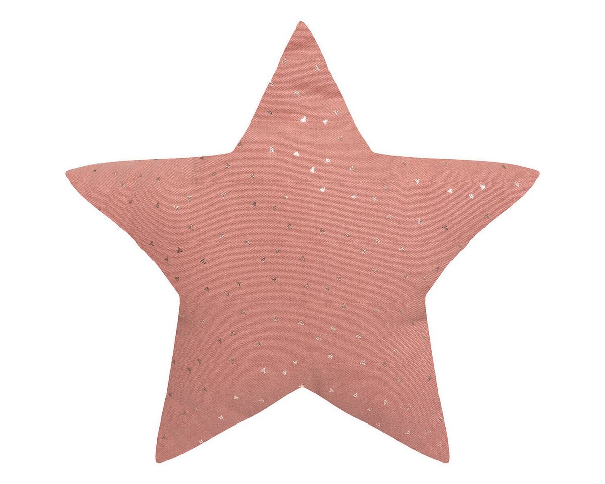 Home-trends24.de Dekokissen Kissen mit Füllung Stern Kinder Mädchen Junge Beige Blau Gelb Pink, Mit Füllung von Home-trends24.de