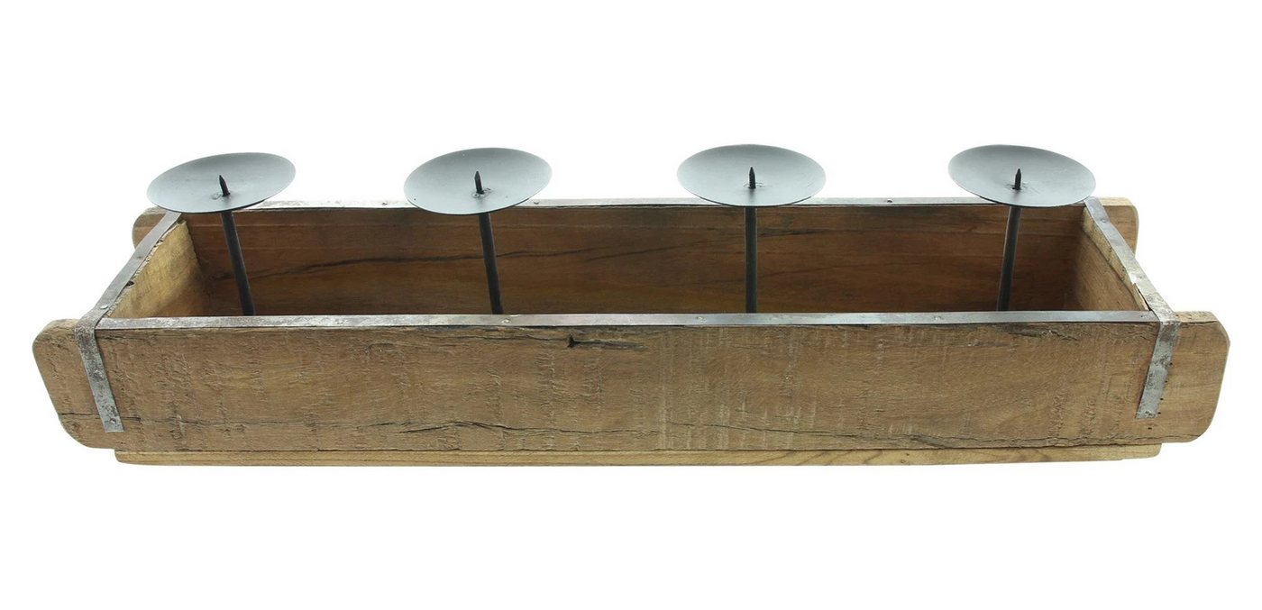 Home-trends24.de Kerzenhalter Board Holz Ziegelform für 4 Kerzen Rustikal Deko Garten Home-trends24.de Kerzenhalter Board Holz Ziegelform für 4 Kerzen Rustikal Deko Garten von Home-trends24.de