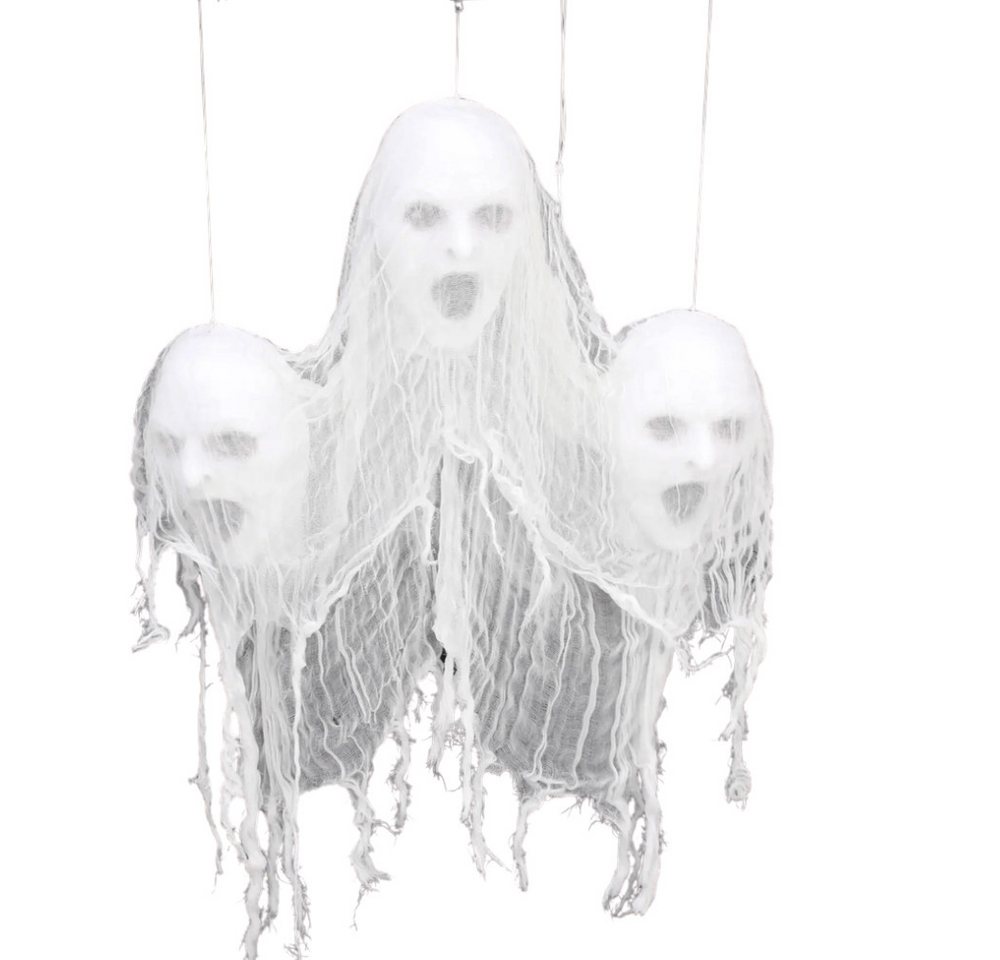 Home-trends24.de LED Dekofigur Geist Hänger Halloween Deko Gruselsound mit Bewegung von Home-trends24.de