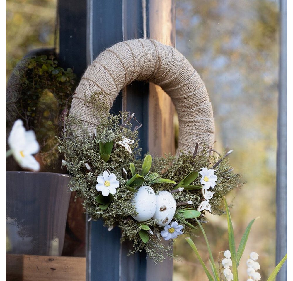 Home-trends24.de Osterkranz Osterkranz Eier Garten Kranz Blüte Wand Deko Gesteck Tür Ostern von Home-trends24.de