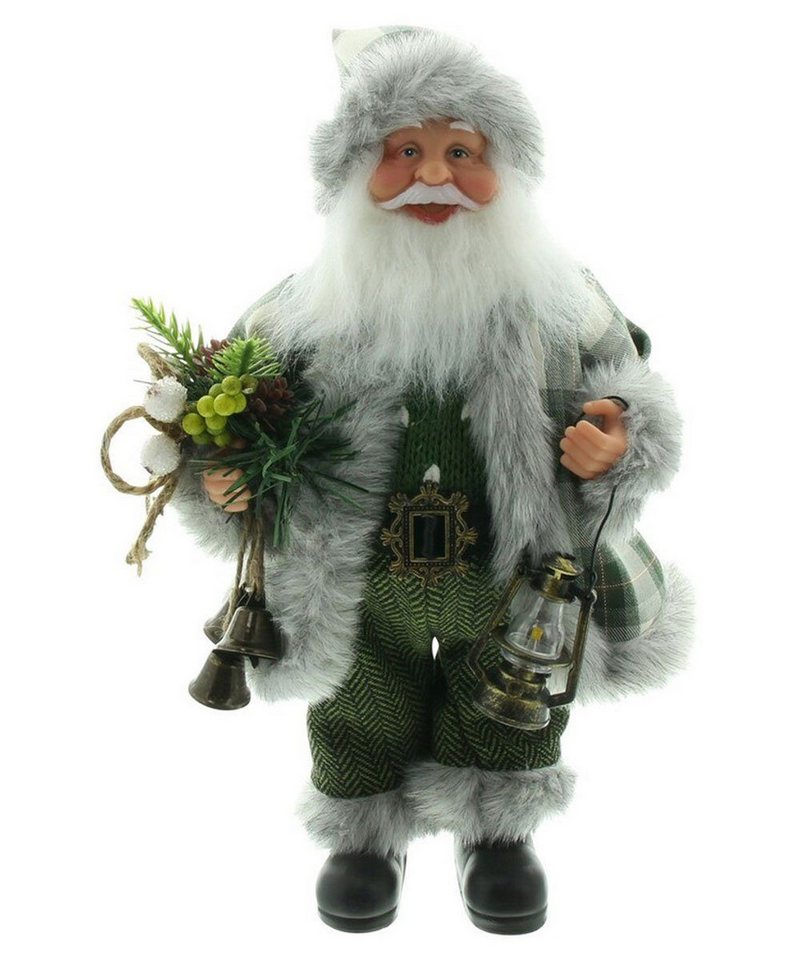 Home-trends24.de Weihnachtsmann Nikolaus Santa Laterne Grün Schottenlook Kunstfell Glöckchen Home-trends24.de Weihnachtsmann Nikolaus Santa Laterne Grün Schottenlook Kunstfell Glöckchen von Home-trends24.de