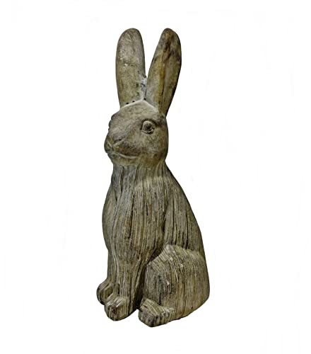 Charmante Hasen-Gartenfigur in Steinoptik – ideal für Gärten, Türstopper, Wintergärten oder Innenräume von Home & Garden
