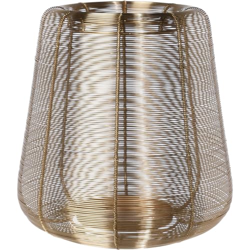 Deko-Laterne aus Metall, 28 x 29 cm, Farbe:golden von Home & Styling