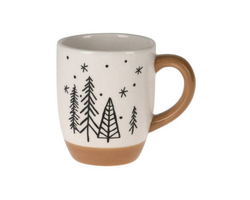 Home & styling collection Becher, Keramik, mit Tannenmotiv von Home & styling collection
