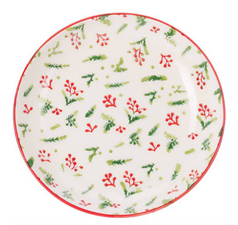 Home & styling collection Suppenteller, mit Weihnachtsmotiv von Home & styling collection