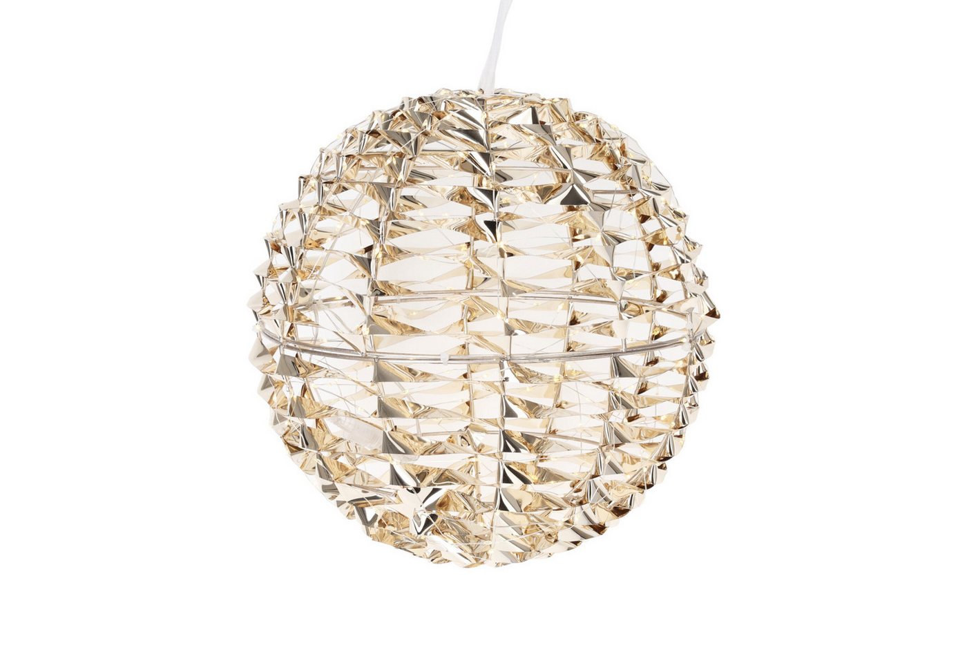 Home & styling collection Weihnachtsfigur (1 Stk., Deko-Objekt), LED-Außendekoration in Kugelform von Home & styling collection